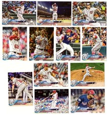 2018 Topps Update - WASHINGTON NATIONALS Team set  w/ Juan Soto