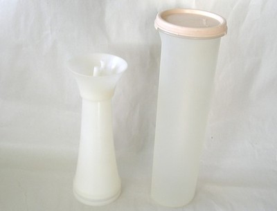 Vintage Tupperware Jifi Sift Sifter #297 Complete plus #1661 Spaghetti Keeper