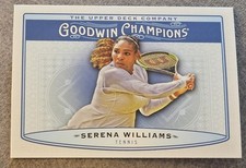 2019 Upper Deck Goodwin Champions Serena Williams Tennis Royal Blue #60