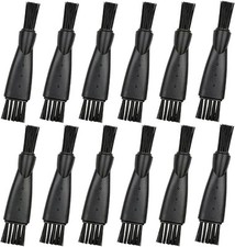 12 Pcs Electric Razor Brush, Shaver Cleaning Double-Head Shaving Black