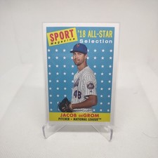 Jacob DeGrom  2019 Topps #304 Sports Magazine '18 All Star Selection Mets 