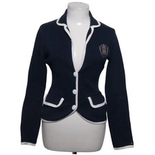 Tommy Hilfiger, Strickjacke, Damen, Größe: XS, Blau/Weiß, Baumwolle #SJf