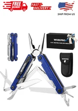 WORKPRO 18-in-1 Multi Tool Pliers, Gifts for Dad, Stainless Steel EDC Multitool