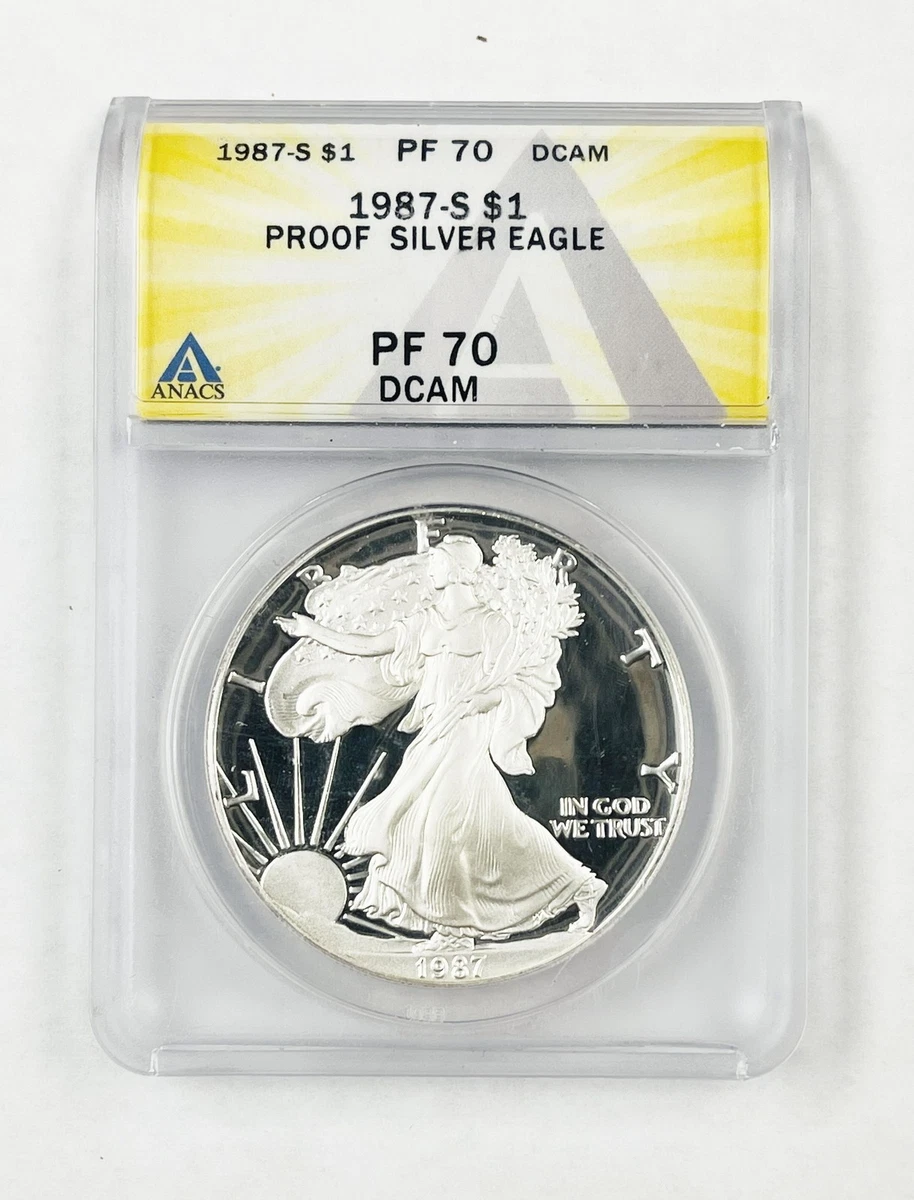 American Eagle PR 70 Graded 1987 Silver Bullion Coins for sale | eBay