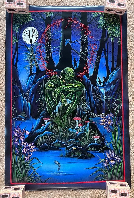 "The Lord of the Rings: The Gollum" by Peter Pracownik 2001 Art Poster 24x36