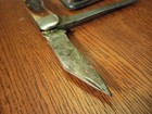 SCHARDER WALDEN P 25 SA 2 BLADE FOLDING KNIFE OLD TIMER WITH LEATHER SHEATH — photo 3