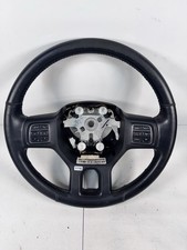 2013-2018 Dodge Ram 1500 2500 Black Leather Steering Wheel Heated