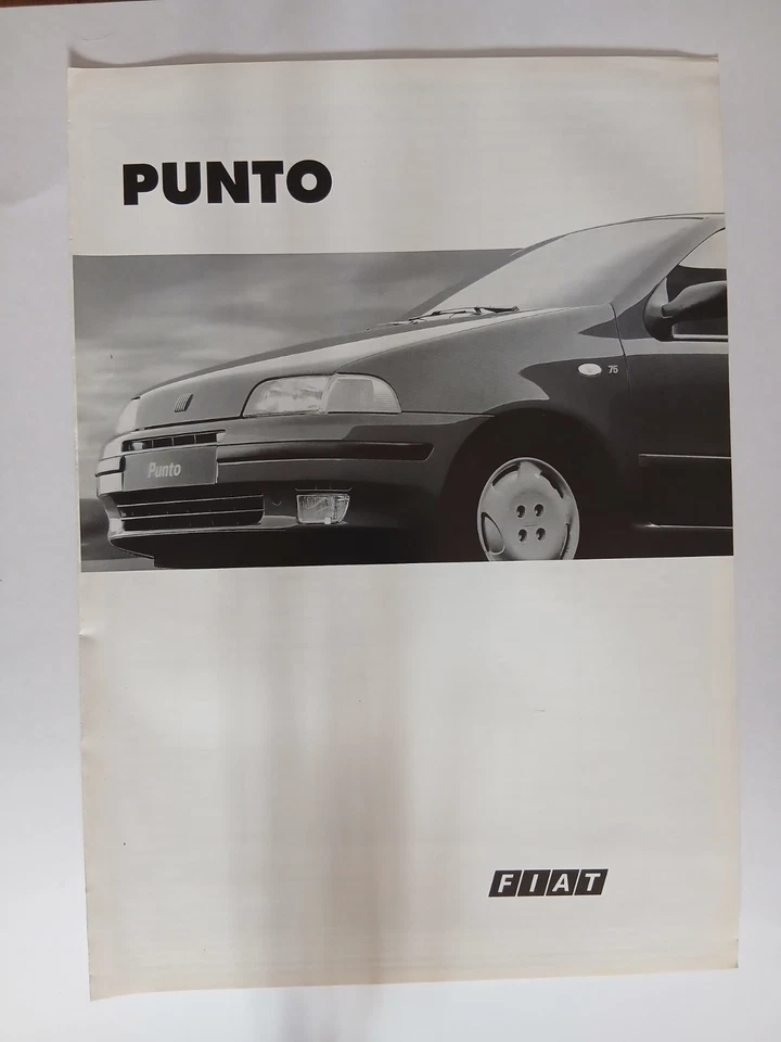 FIAT PUNTO Brochure Prospectus de 11/1993 - Photo 1/3