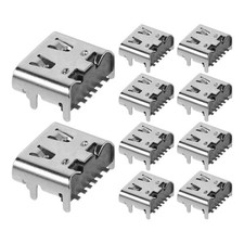 200Pcs Type C Charging Port Replacement USB 3.1 Female Socket for DIY Repair