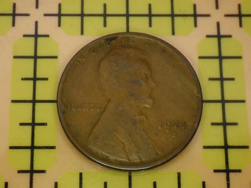 1925-S Lincoln Wheat Cent US One Cent Semi-Key Date Penny Vintage Circulation
