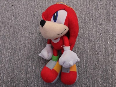 Sonic X Plush 2006 GREAT EASTERN ENTERTAINMENT Knuckles Sonic Project SUPER RARE