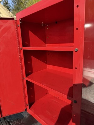 Sears Craftsman USA VERY RARE Red TOOL Chest Locking Hang On Side