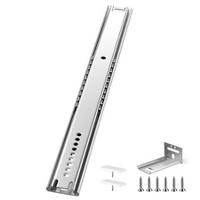 1 Pcs 14 Inch Center Mount Drawer Slide, Heavy Duty Bottom Mount Drawer Slide...