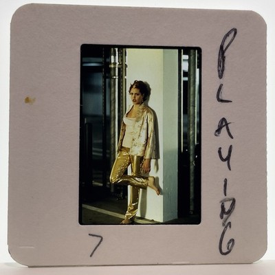 Vintage 35mm Slide of Angelina Jolie Actress in Playing by Heart 90s Movie #9
