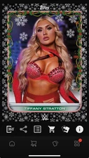Topps WWE Slam Holiday Collection Tiffany Stratton Base Iconic