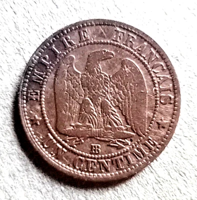 1 CENTIME NAPOLEON III - 1853 BB bronze - Photo 1/3