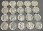 20 SILVER Roosevelt Dimes ~ 1964-D ~ Denver Mint ~ 90% SILVER ~ $2.00 FACE