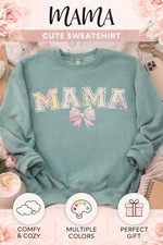 Women s Green Crew Neck Pullover Sweatshirt M...