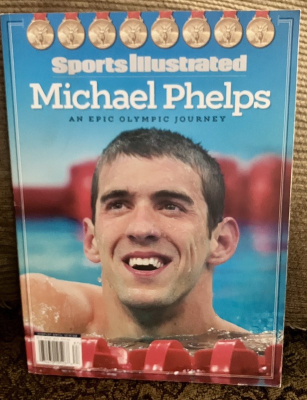 Michael Phelps Sports Illustrated: An Epic Olympic Journey Magazine 96 Pages