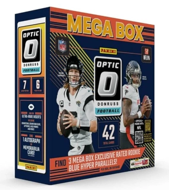 2024 Panini Optic Football Mega Box Blue Hyper Parallels Downtown Chase