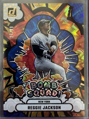 2025 Donruss Reggie Jackson Bomb Squad Refractor #27/49