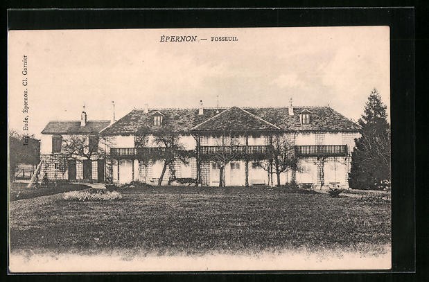 Old postcard Epernon, Fosseuil 
