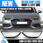 FOR AUDI A4 B9.5 FACELIFT RIGHT OR LEFT SIDE FRONT HEADLAMP LENS COVER 2020-24