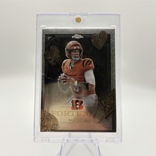 🔥Topps 2025 Topps Chrome Fortune 15 Joe Burrow F15-5 Cincinnati Bengals NFL