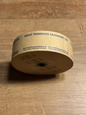 Great Yarmouth Corporation Setright Ticket Roll Bus Ticket