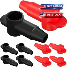 Battery Terminal Covers 10pack For 14 516 38 Posts Silicone Boot Battery Terminal Covers 10pack For 14 516 38 Posts Silicone Boot