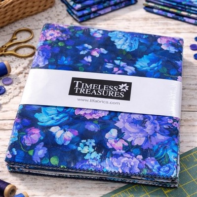 Timeless Treasures Bellagio 10'' Squares Cotton Fabric Bundle