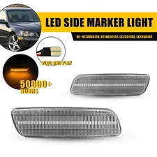 Amber 2X Front LED Marker Side Turn Signal Light For 1998-2005 Lexus GS300 GS400
