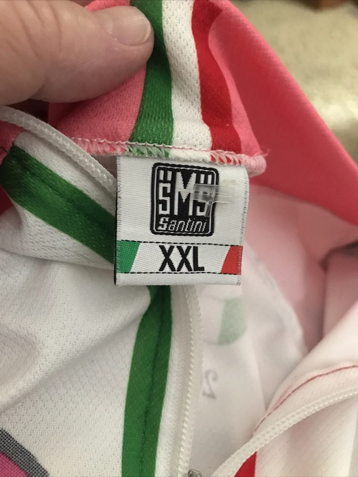 Новая без ценников редкая велосипедная футболка Gran Fondo Giro d'Italia SMS Santini XXL 2XL - Изображение 4 из 4