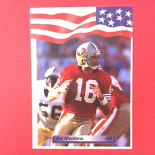 Joe Montana 1992 All World Card #182 NFL HOF San Francisco 49ers