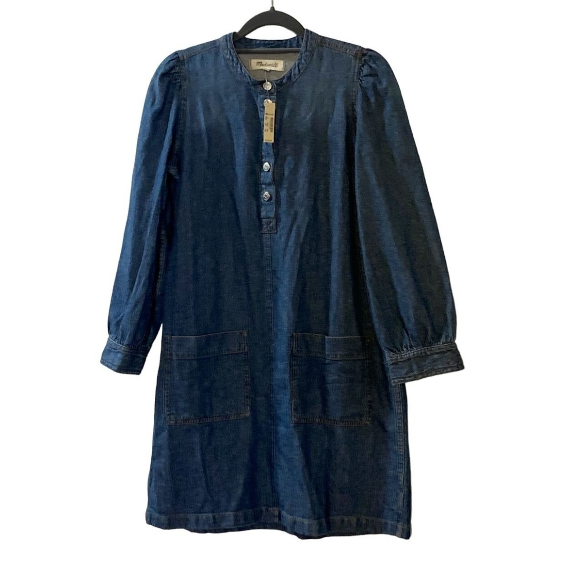 denim popover shirt dress Popover Shirt Dress With Lace Up Detail-Seasideblue  Tribal Fashion