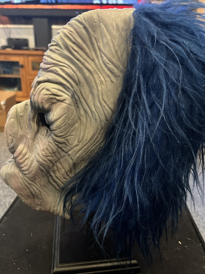 Vintage Topstone Rubber Latex Halloween Mask Sunken Wrinkled Face Ghoul