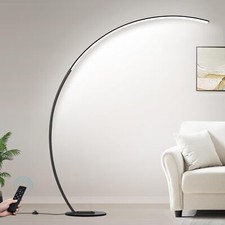 Dimmable LED Floor Lamp with 3 Color Temperatures, Ultra Bright 2000LM Arc