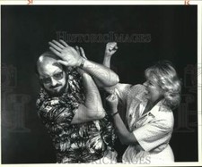 1989 Press Photo Theatre a la Carte Actors in "Don't Drink the Water" Play