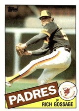 1985 Topps #90 Rich Gossage San Diego Padres HOF