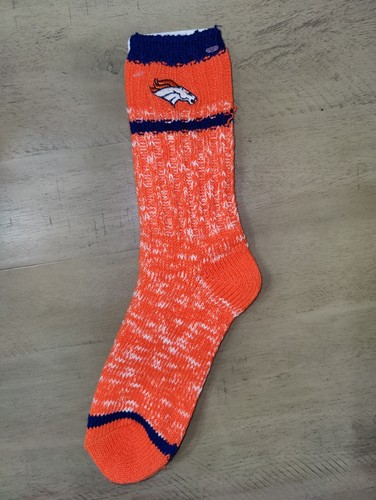 Denver Broncos Mens Orange Alpine NFL Team Crew Socks Medium