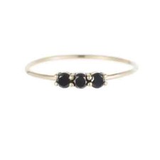 Black Onyx 925 Sterling Silver Statement Handmade Women Gift Ring, All Size M947