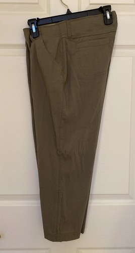NWT Khombu Women's Stretch Capri Pant Green Size S - Picture 4 of 4