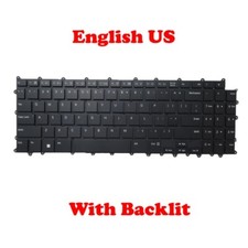 Backlit Keyboard For LG 16Z90Q 16Z90Q-K 16Z90Q-R 16Z90Q-V 16Z90Q-G English Black