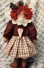 PATTERN Primitive Raggedy Ann Doll Raggedy Annie Doll NEW Stitches Sawdust