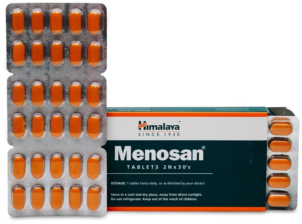 Menosan Himalaya OFICIAL EE. UU. Para la Salud de la Mujer 60 Comprimidos FRESCO Foto 3 de 3