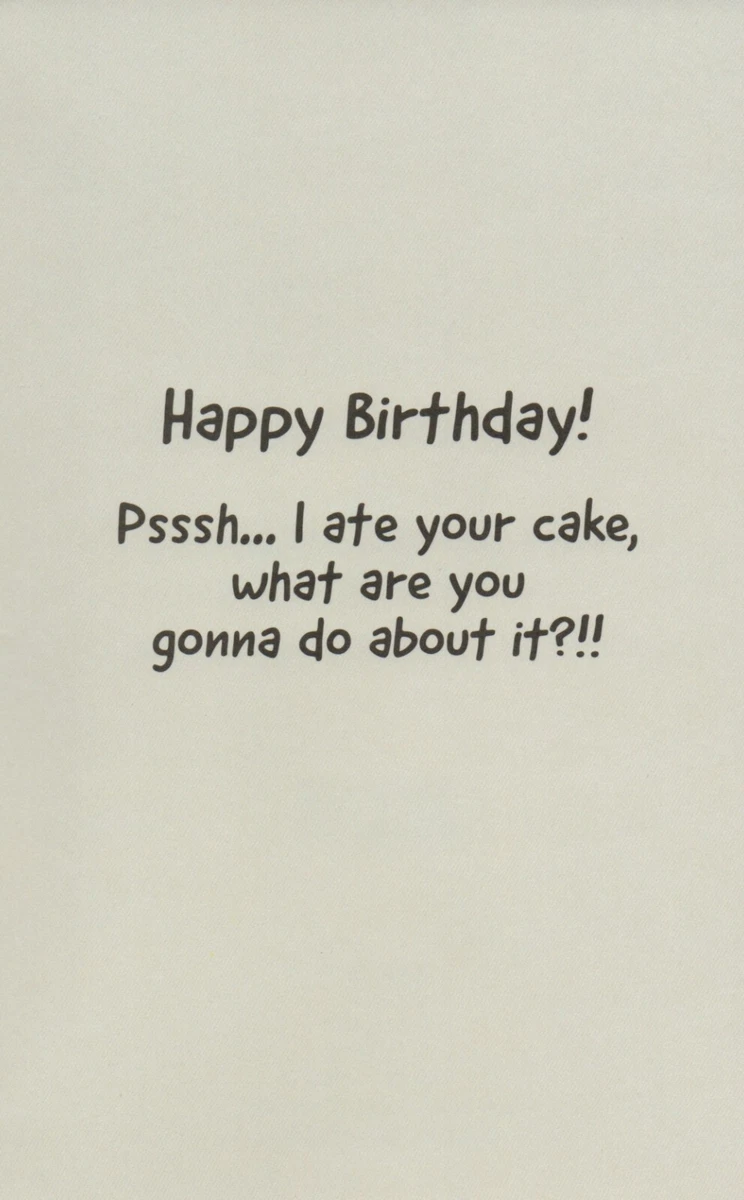 Dog ate birthday hot sale cake