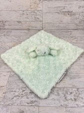 Blankets and Beyond Bunny Security Lovey Mint Green Soft Swirly Fabric Excellent