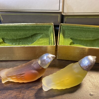 Vintage Avon Love Bird ELUSIVE CHARISMA Perfume 1/4 fl oz Bird Bottle 