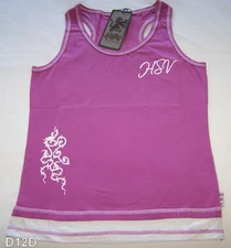 Holden Special Vehicles HSV Ladies Mauve Printed Racer Back Singlet Size 10 New