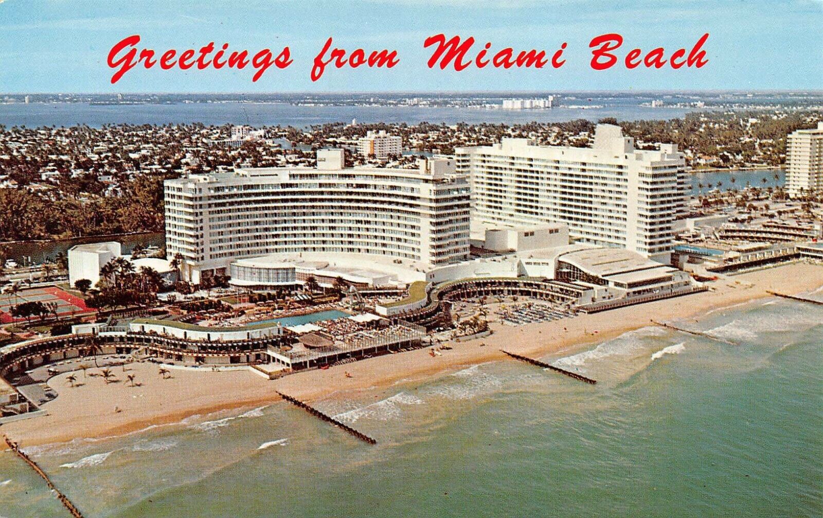 MIAMI BEACH, FL Fairfax Hotel and Apartments Postcard